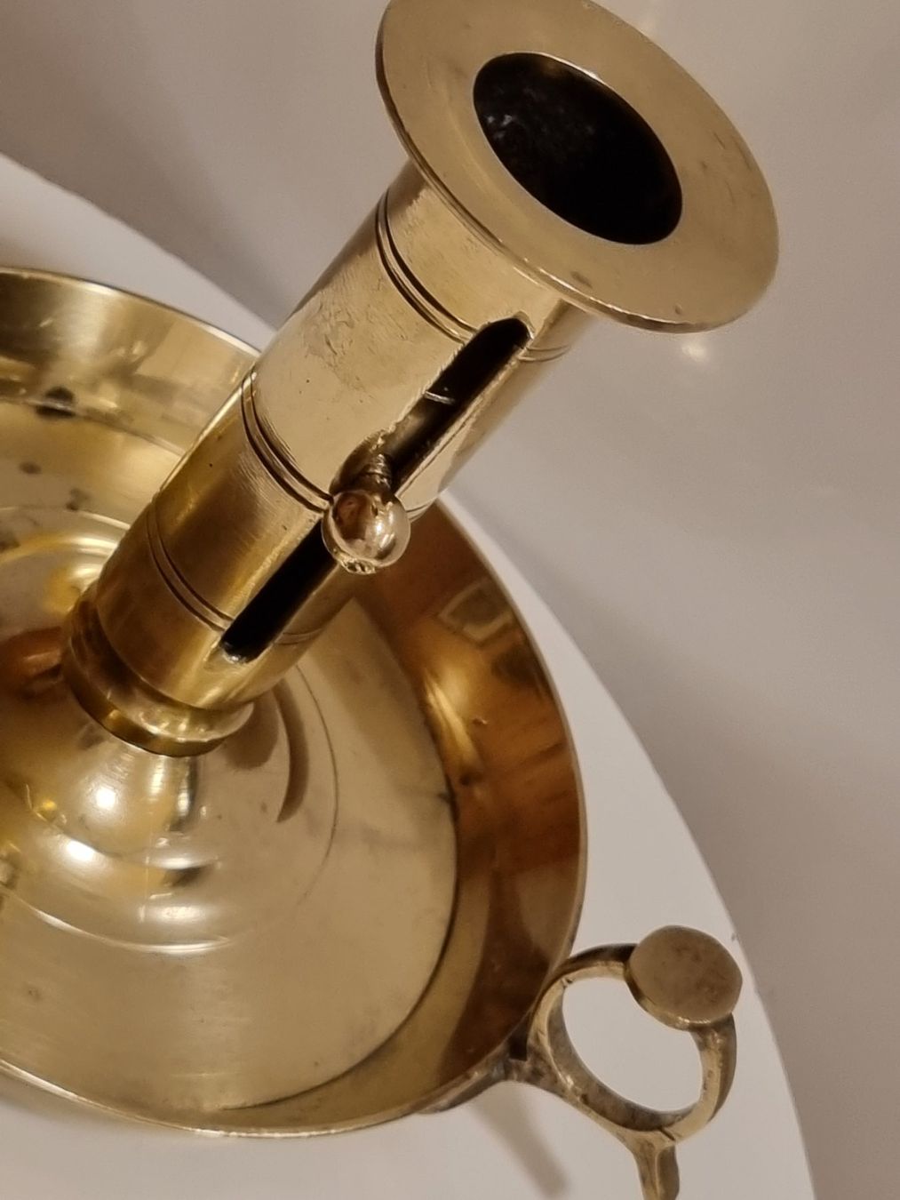 Kerzenständer: Messing Kerzenhalter Kammerleuchter Vintage – Gebraucht aus Scharnachtal von devin03 6