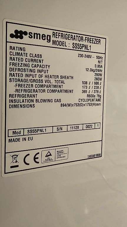 Frigoriferi: Smeg Amerikanischer Kühlschrank – Usato da Kreuzlingen venduto da hof_kp5g 3