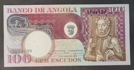 100 ESCUDOS / ANGOLA 1973 (BANKFRISCH)