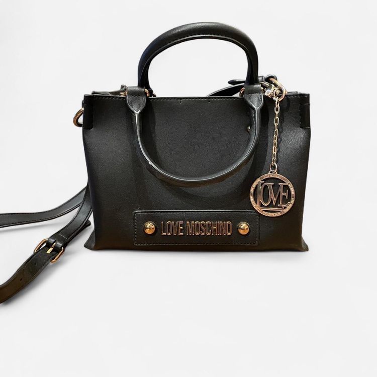 Love Moschino Schultertasche Damen – Schwarz, Einheitsgröße, Aus Polyester