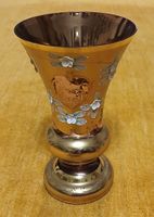 Luxus Böhmische Vase von Edermann, 24k Goldverzierung,Top!