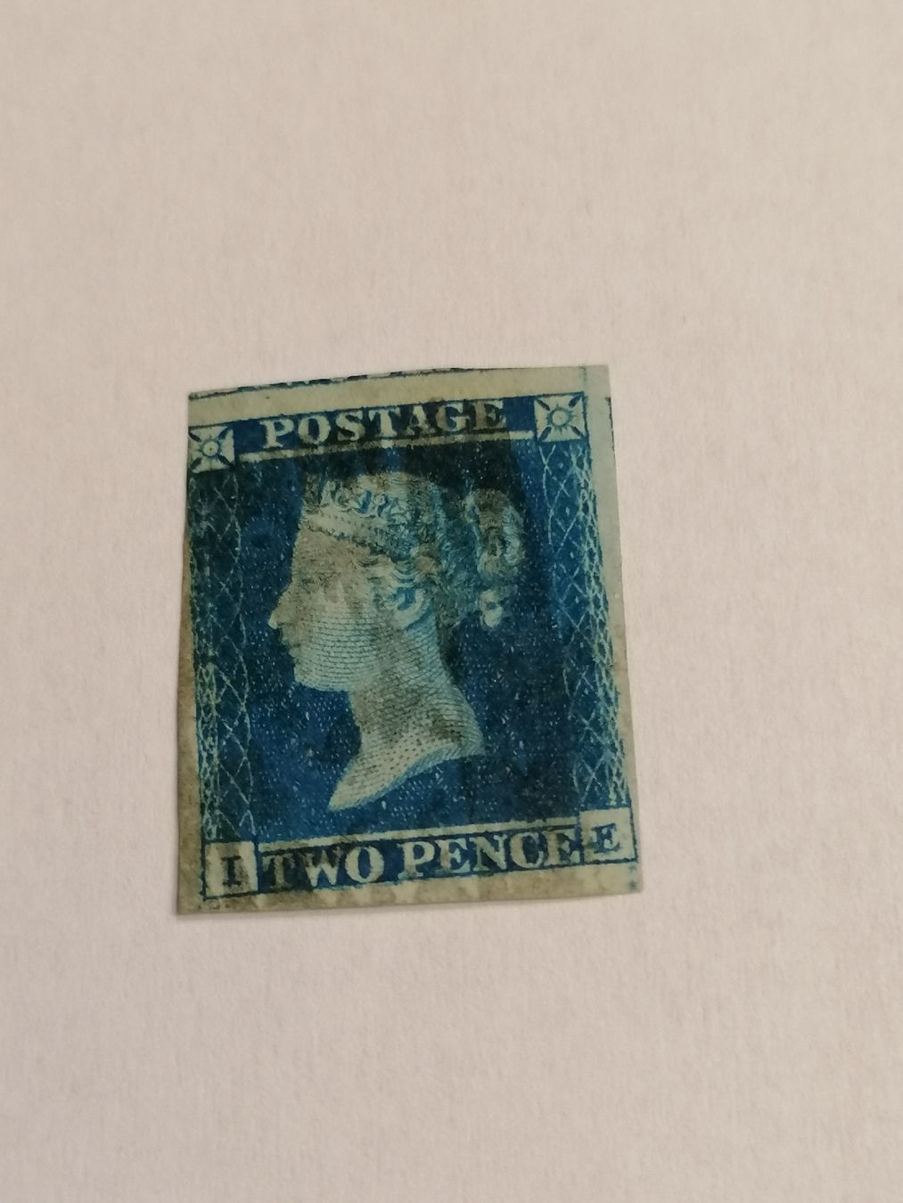 Tous les timbres: Two pence blue 1841, Platte 4  – D'occasion à Happerswil par tschergi
