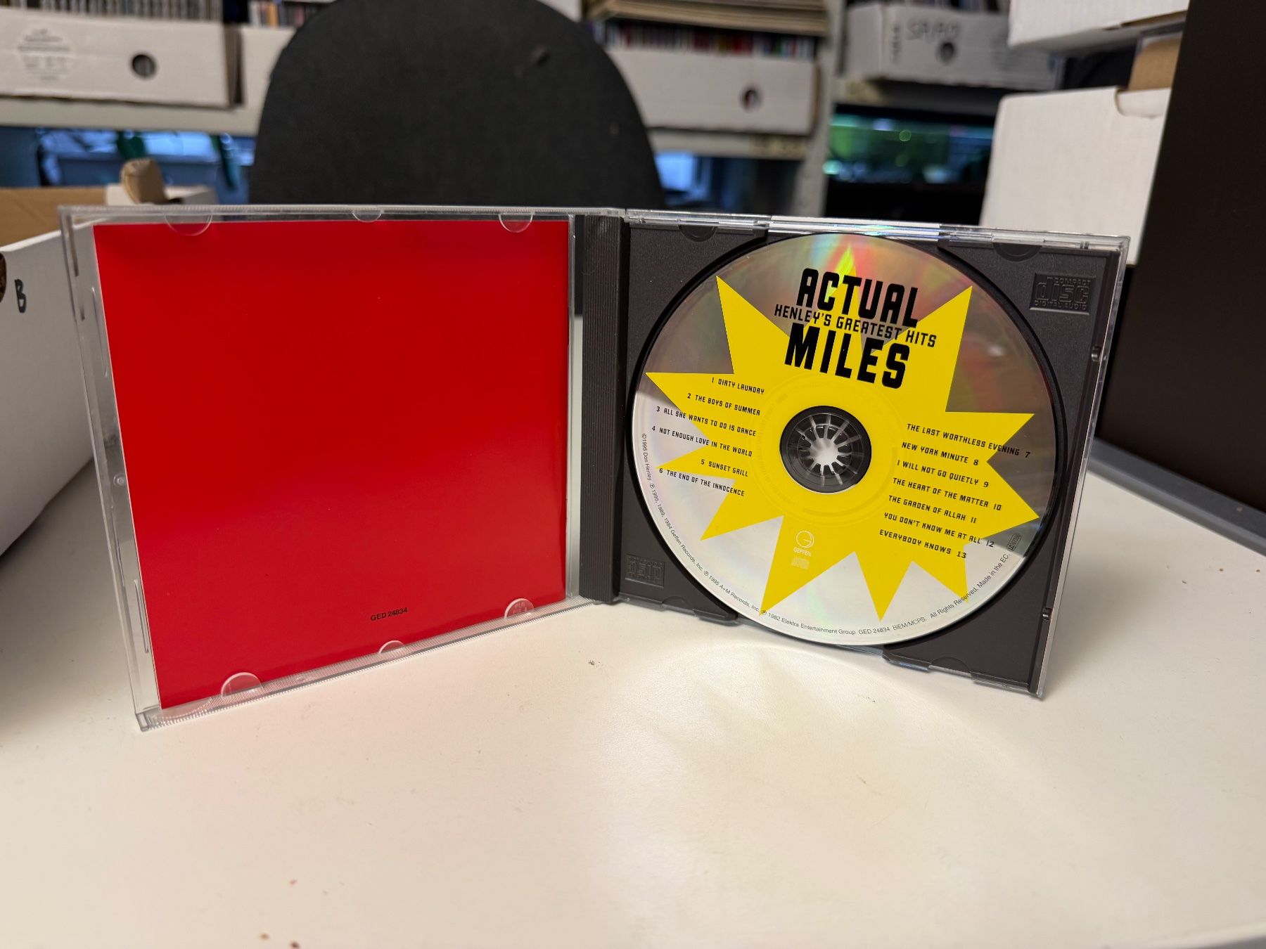 CD: Don Henley - Actual Miles - HD23A – Usato da Küsnacht ZH venduto da swisssales.net 2