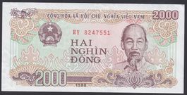 Vietnam 2000 Dong 1988