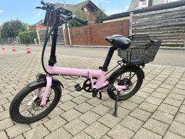 E-Bike Klapprad eflizzer rosa 20 Zoll 36V 500W guter Zustand