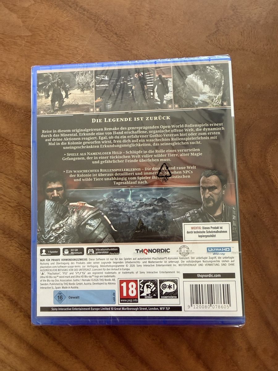 Spiele: PS 5 Spiel Gothic Remake – Neu und originalverpackt aus Wil SG von SoMar89 1