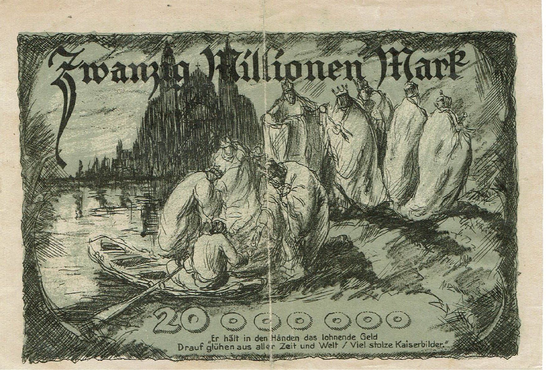 Banconote: Speyer 20 Mil.Mark 21.09.1923 SS+ – Usato da Steffisburg venduto da ber_8htf 1