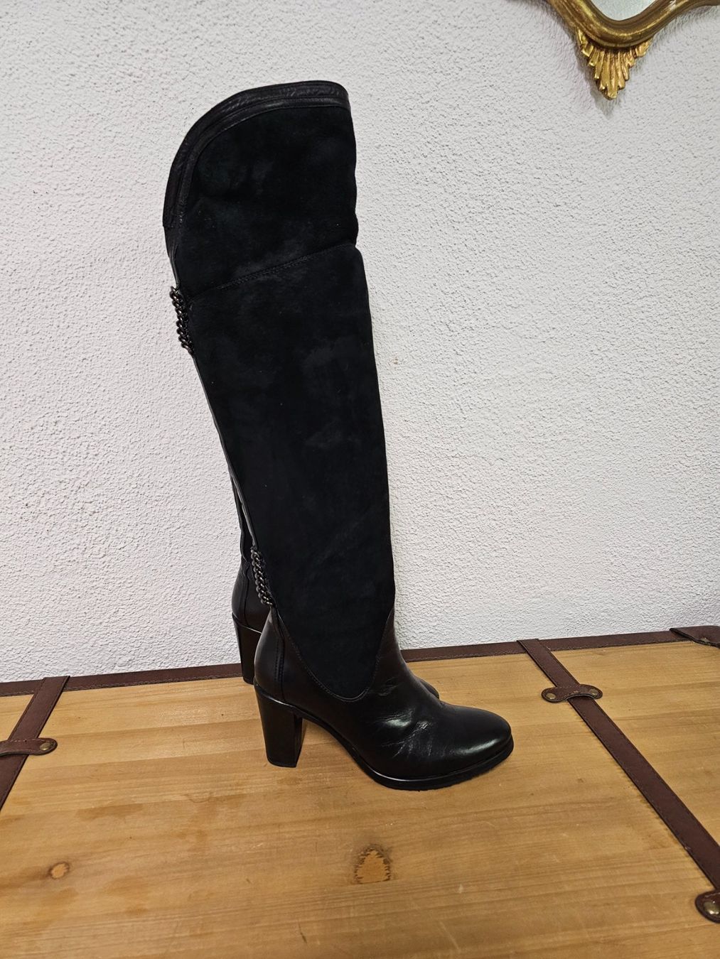 Scarpa Scarpe da donna: Lammfell-Stiefel Damen 38,5 von Scarpa – Nuovo (secondo la descrizione) da Rheineck venduto da aron012 3