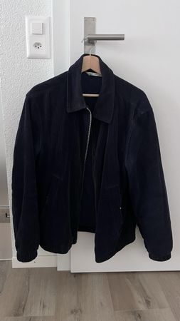 Herren Cord Jacke dunkelblau Grösse L guter Zustand