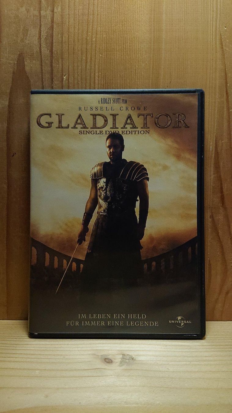 Alle DVDs: GLADIATOR DVD mit Russell Crowe – Gebraucht aus Wilderswil von Exebub
