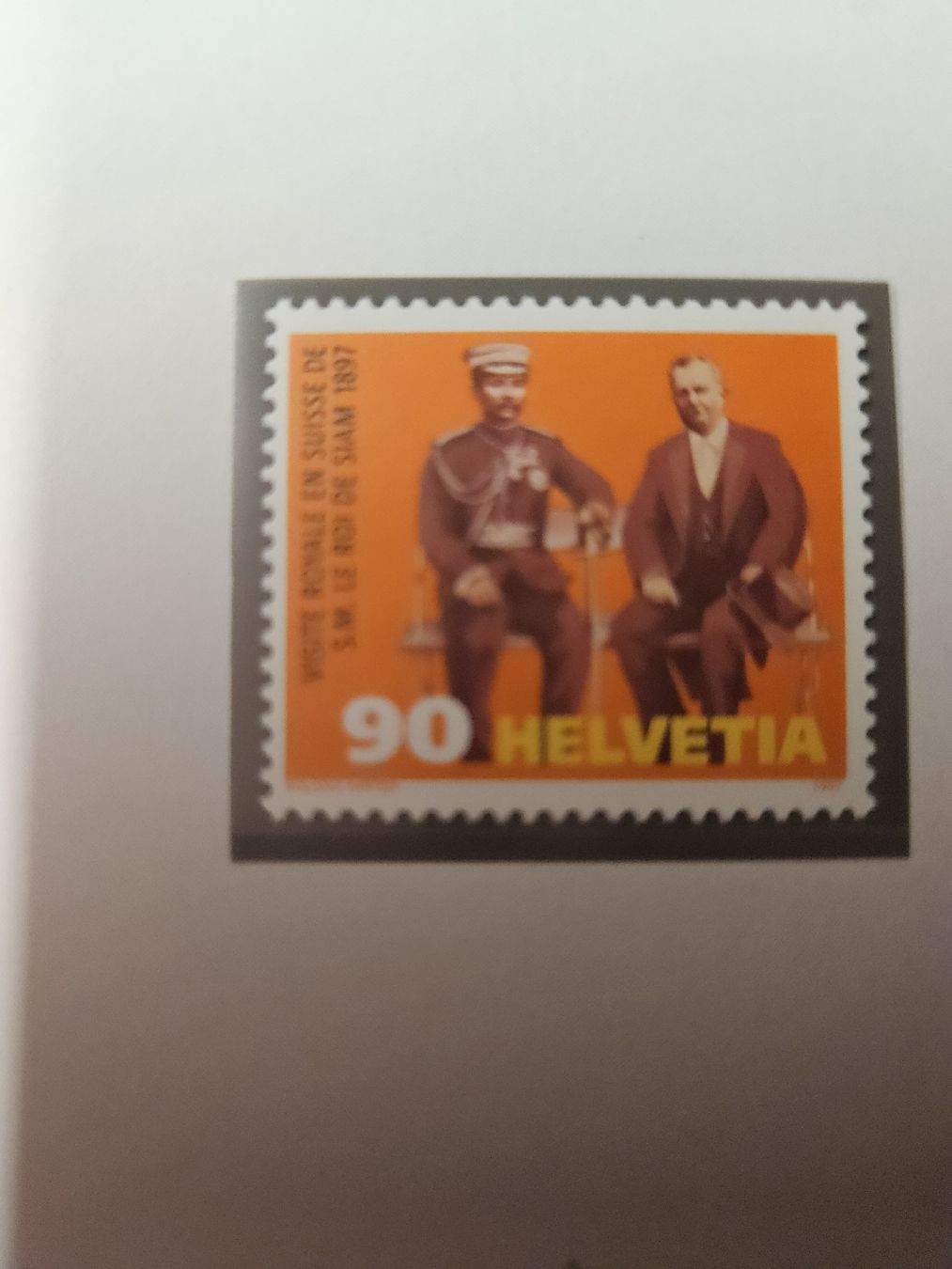 Tutti i francobolli: Sondermarke Thailand-Schweiz 12.9.1997 – Nuovo e nell'imballaggio originale da Chur venduto da Kohla1980 1