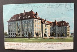 ANSICHTSKARTE KASERNE BEUNDENFELD BERN 1904