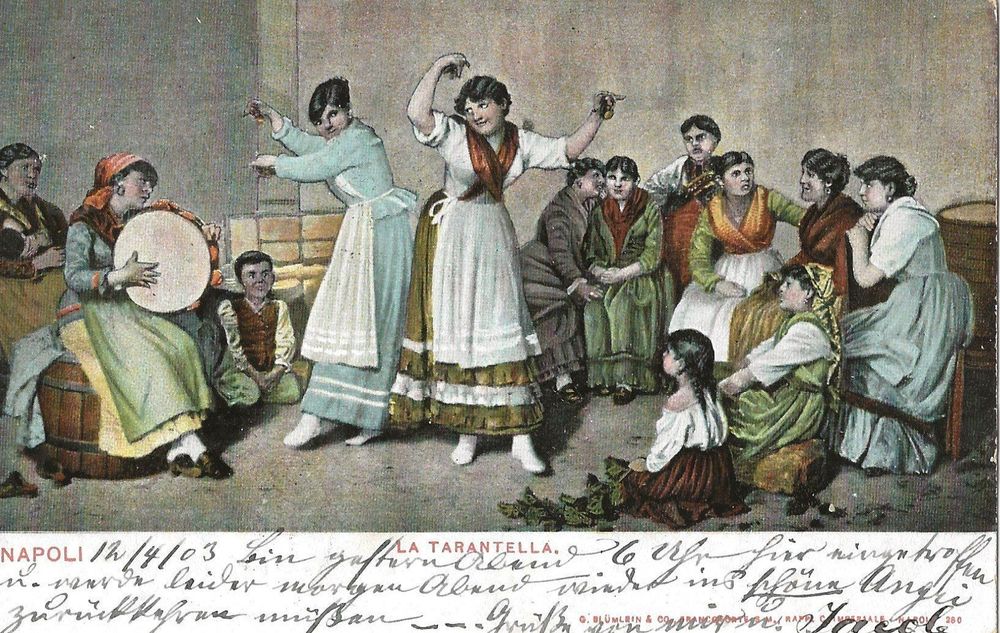 Italien, Napoli, La Tarantella, 1903 Kaufen auf Ricardo