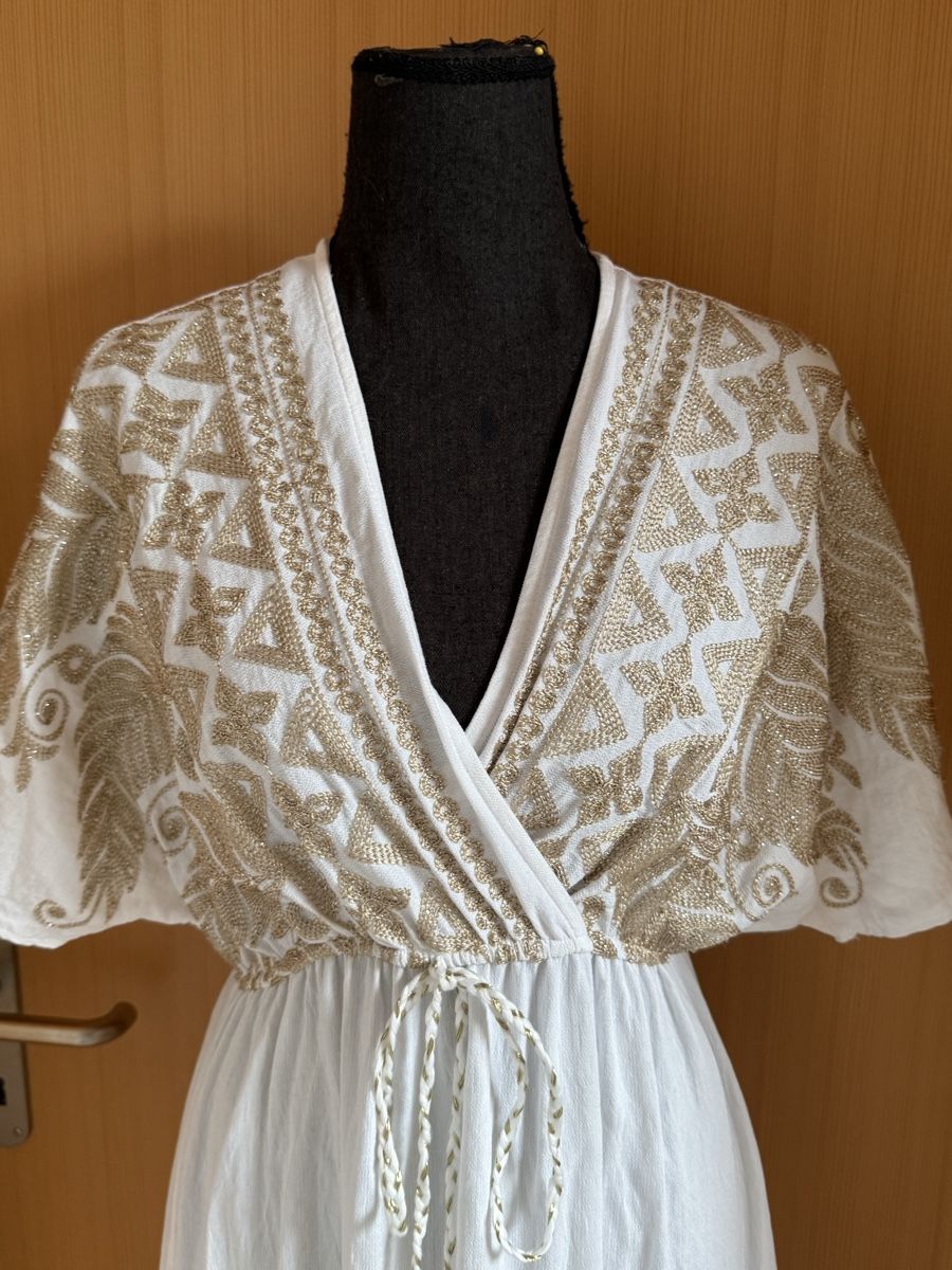Kleider: Boho Maxikleid aus Viskose / Leinen – Neu (gemäss Beschreibung) aus Sigriswil von ck56 2
