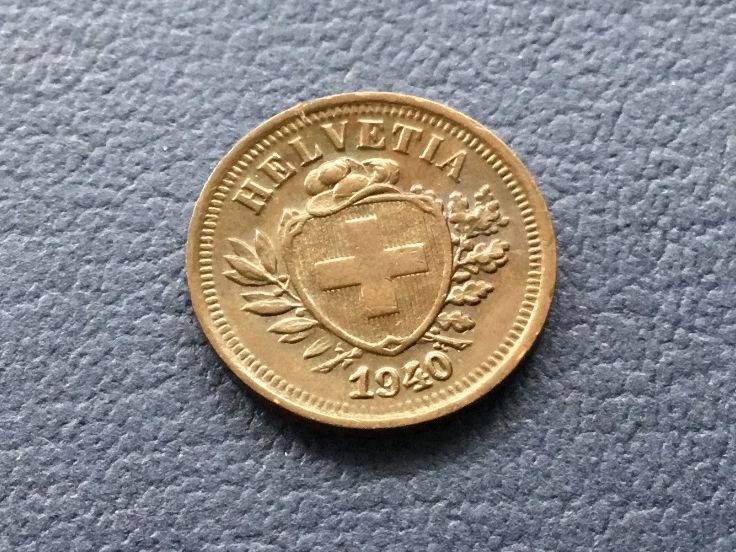 Tutti le monete: 1 Rappen 1940 VZ – Usato da St. Margrethen SG venduto da alfapeugeot10 1