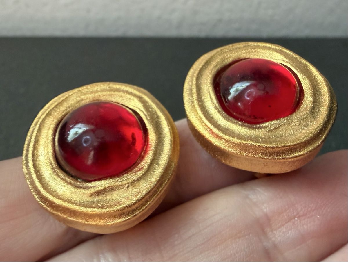 Orecchini pendenti & Orecchini a lobo: Vintage Ohrringe Clips Luxus Modeschmuck  – Usato da Lamone venduto da LaCantinaMagica 1