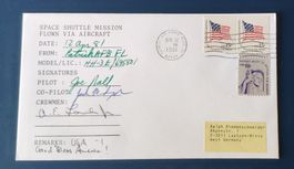 Startbeleg Space Shuttle STS-1 / 12.4.1981 Flugunterstützung