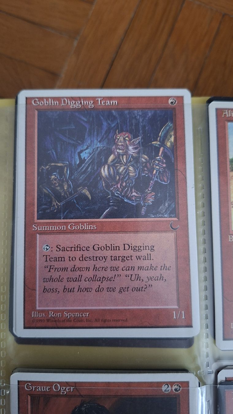 Magic The Gathering Sammelbilder & Trading cards: Magic the Gathering Goblin Digging Team Karte – Gebraucht aus Würenlos von bat_y8kw
