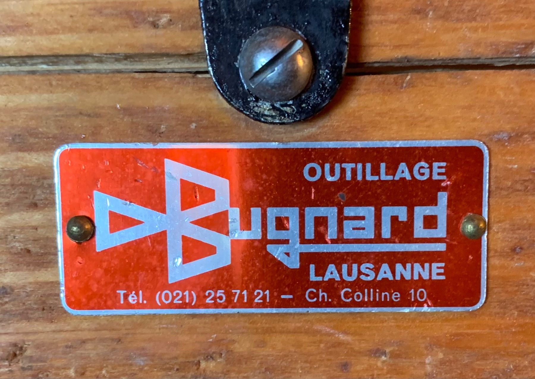 Casse di trasporto: Alte Werkzeugkiste aus Holz – Usato da Goldingen venduto da Bergler012 7