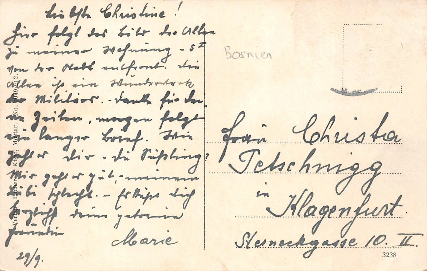 Cartoline postali: Mostar, Obergymnasium – Usato da Ottikon b.Kemptth. venduto da Neptun1974 1