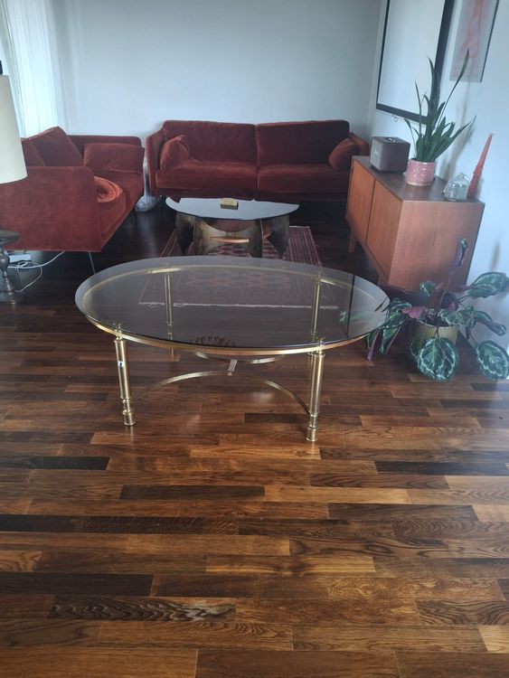 Tables: Glastisch oval – D'occasion à St.Gallen par Janine1111 1