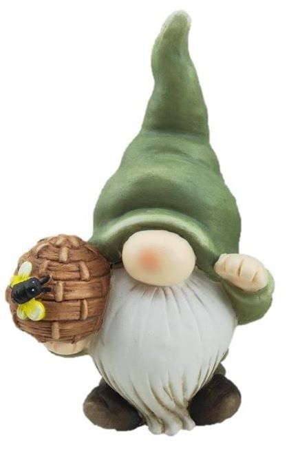 Spoontiques Frühlingswichtel Trittstein – Handbemalte Gartendeko Aus Harz, Ca. 24,8 Cm, Mit Aufhängevorrichtung