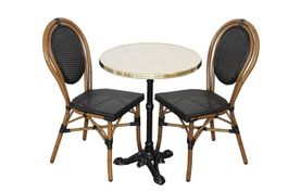 Gardeko Bistroset Bistrotisch rund 60 cm Bistrotisch Set