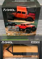 1/24 SCX24 Dodge Power Wagon 4X4 + Flat Bed Vehicle Trailer