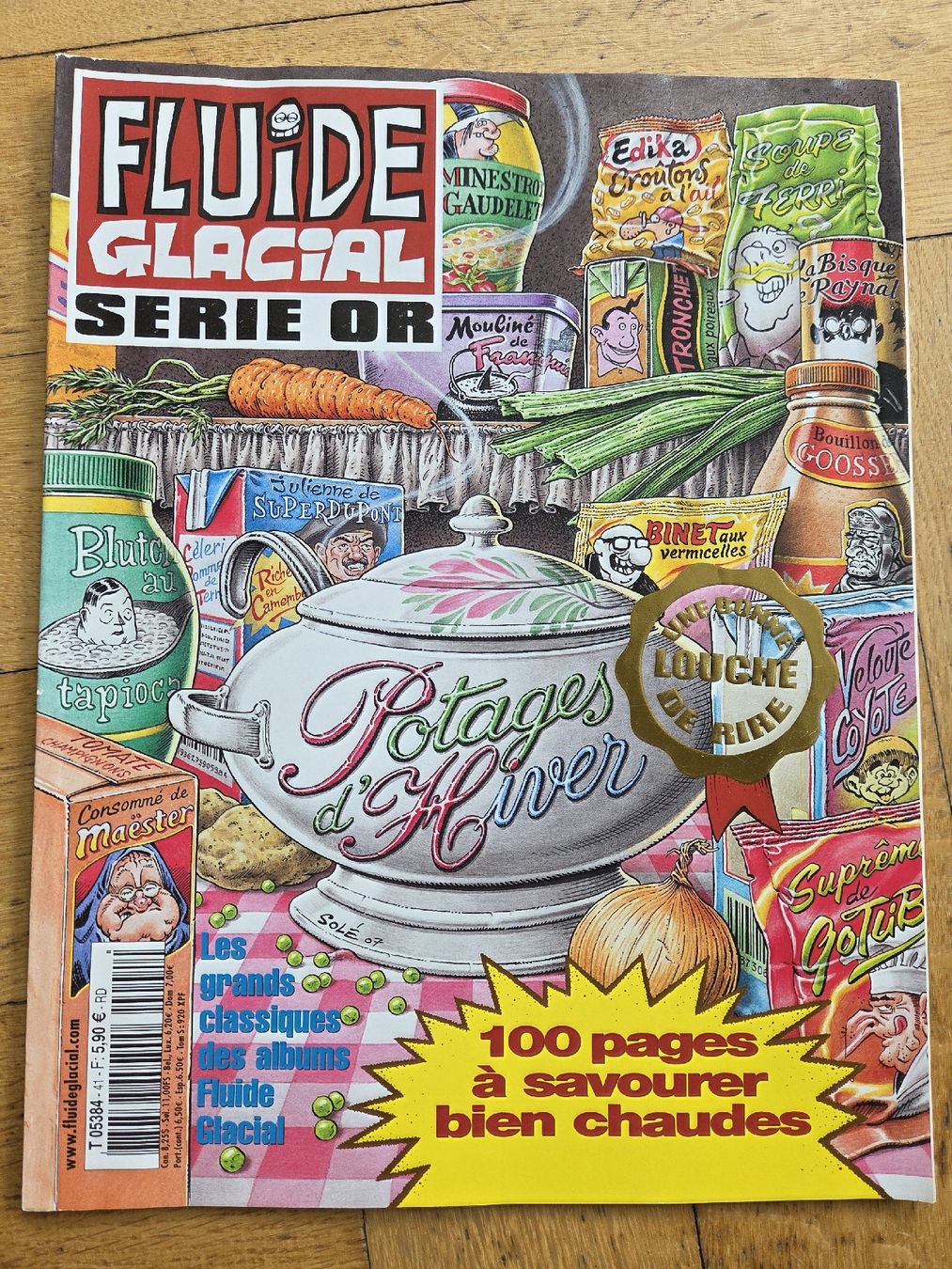 Fumetti: Fluide Glacial Série Or 2007 - Potages d'Hiver – Usato da Territet venduto da Cenh