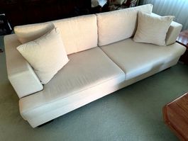 Designer Sofa "Bergamo" beige 3-Sitzer, Top Zustand