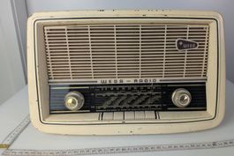 Vintage Röhrenradio Wega 112, getestet, funktioniert
