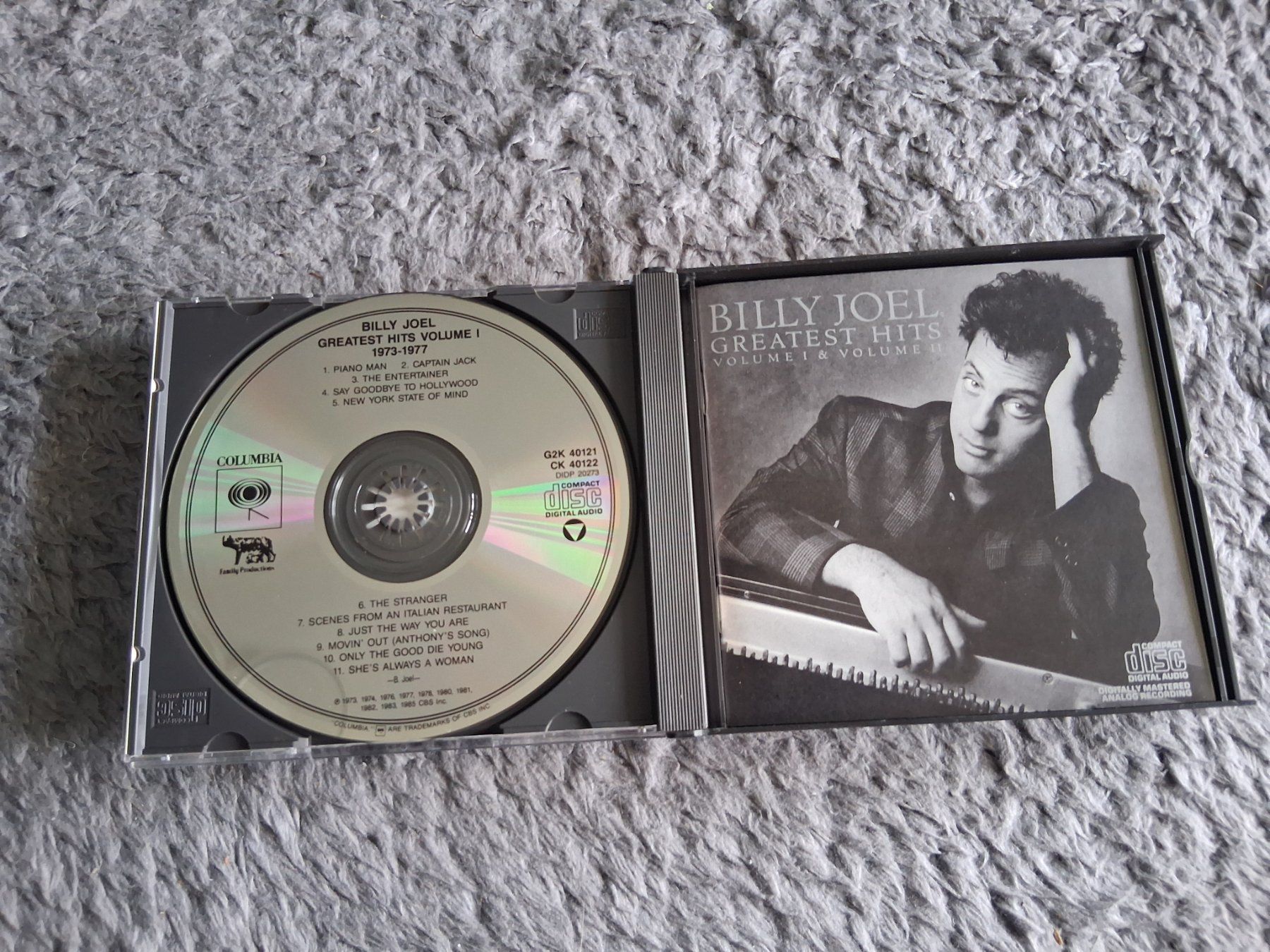 CDs: BILLY JOEL   GREATEST HITS  VOL 1 & VOL 2    CD – D'occasion à Wetzikon ZH par Ramones01 2