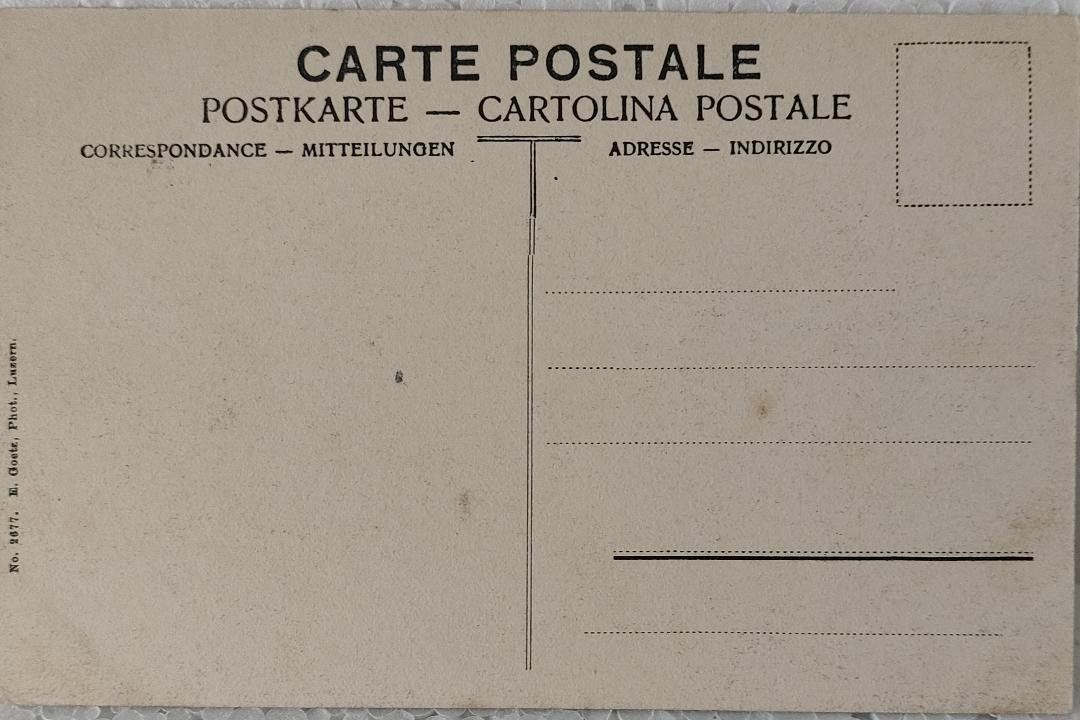 Cartoline postali: LUZERN - Nationalquai - 1906 – Usato da Delémont venduto da Domdom1 1