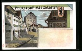 St. Gallen, Strassenpartie am Platzthor