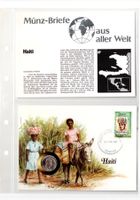Haiti_1987_Münzbrief mit Beschreibung