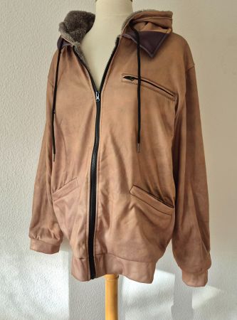 KAPUZENJACKE JACKE GEFÜTTERT 40 L GOLD BRONZE GRAU TOP
