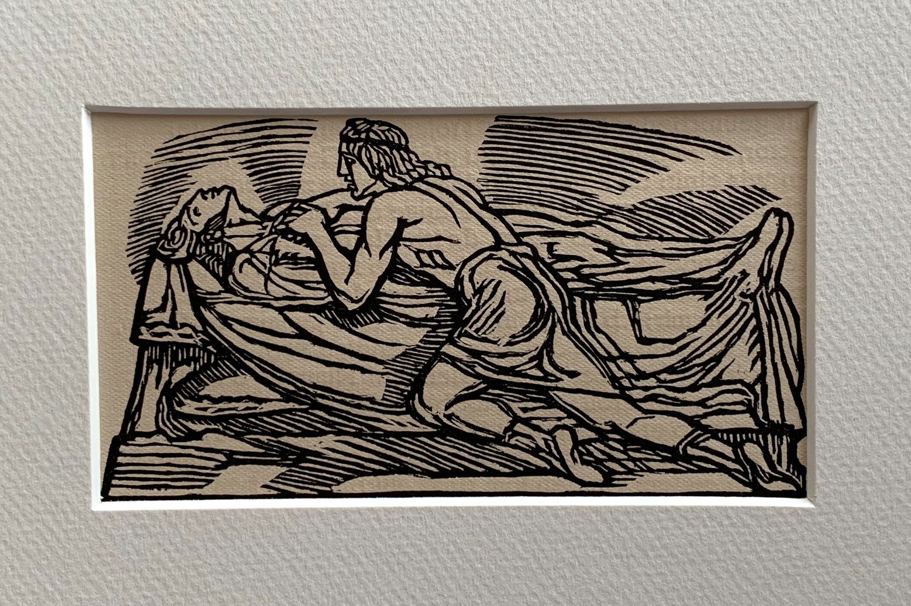 Xilografie: Ludwig von Hofmann    "Odyssee"   Original Holzschnitt – Nuovo e nell'imballaggio originale da Nennigkofen venduto da babag