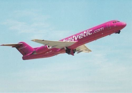 Cartoline postali: Ansichtskarte Fokker F100 Helvetic – Nuovo (secondo la descrizione) da Basel venduto da Dogana