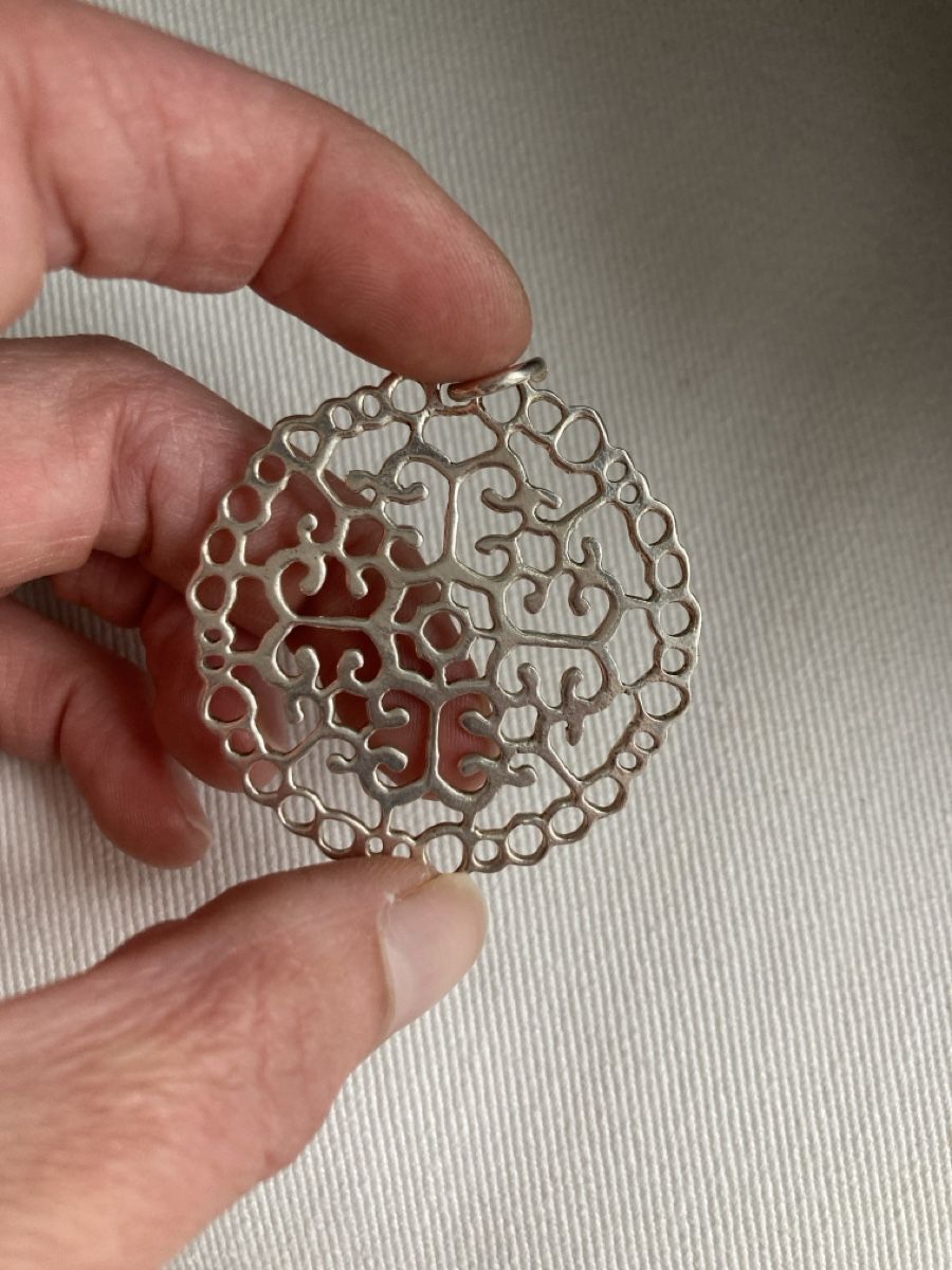 Ciondoli: lebensblume Silber – Usato da Azmoos venduto da alix001 2