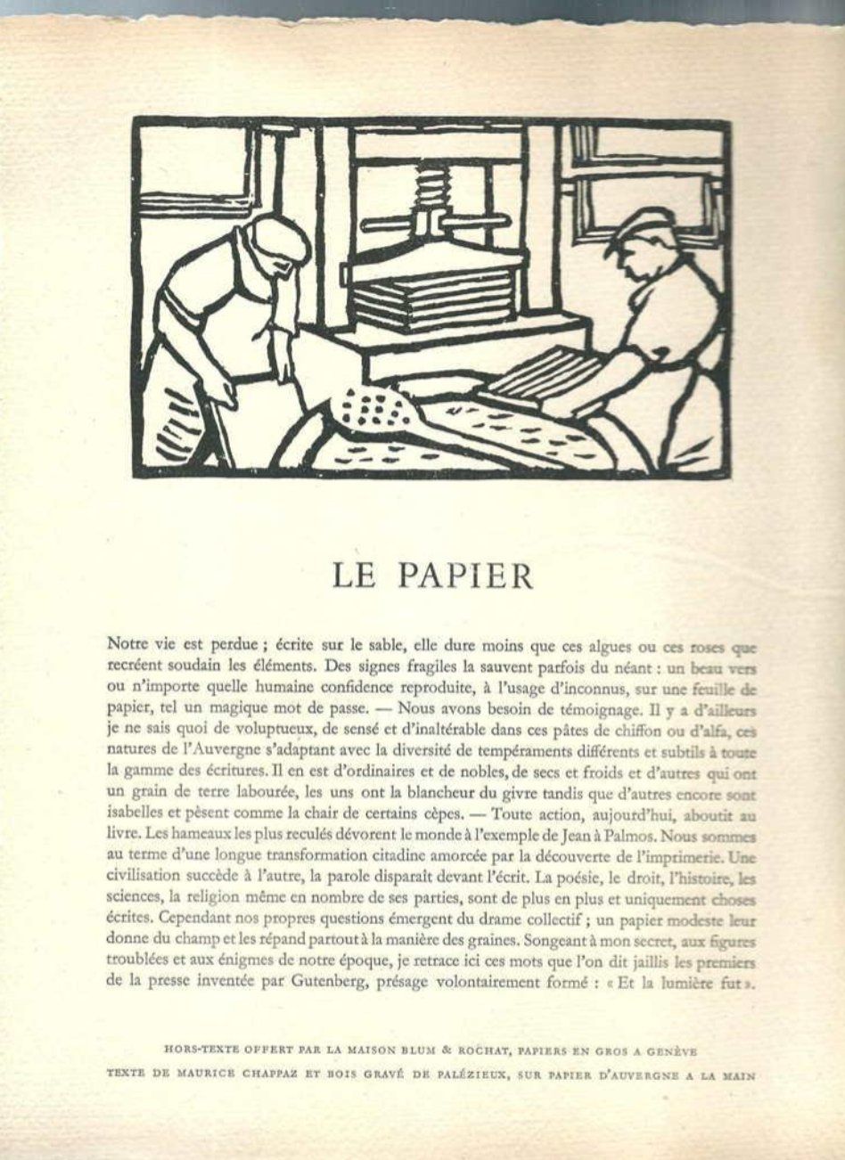 Poster & Bilder: Le Papier – Neu (gemäss Beschreibung) aus Vevey von yve_7dpw