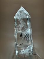 Exklusive ganz klare Bergkristall Kristall Spitze 15cm