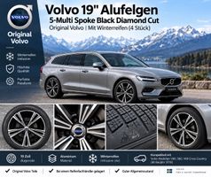 Volvo 19" 5-Multi Spoke Black Diamond Cut Alloy (Original)