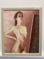 RARE ORIGINAL ART NUDE BY MARCUS CAMPBELL 1977 Switzerland