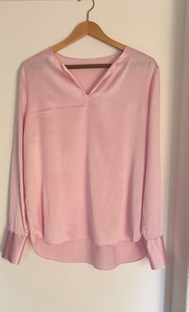 Damen Bluse Seide rosa Grösse 40 