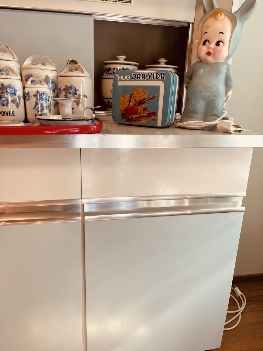 Credenze: Küchenbuffet Vintage hellblau 1950ies  – Usato da Merligen venduto da aebi57 7