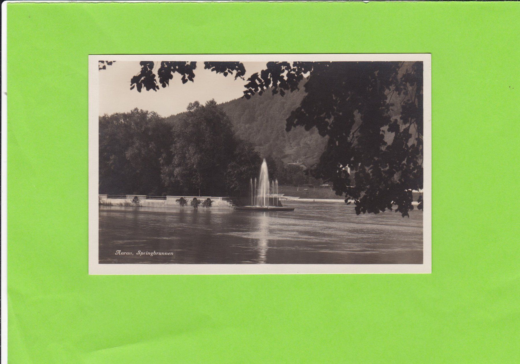 Cartoline postali: Aarau-Springbrunnen – Usato da St. Peterzell venduto da neckertal