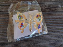 Schmetterling Brosche - Klammer - Chri22.23
