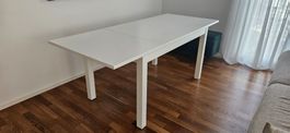 IKEA LANEBERG extendable dining table white 130/190x80x75cm
