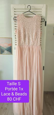 Robe cocktail LACE & Beads
