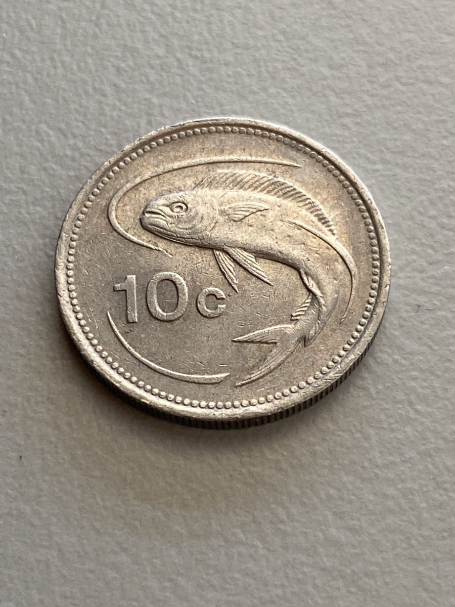 Tutti le monete: Malte - 10 cents - 1991 – Usato da Payerne venduto da Mike1682